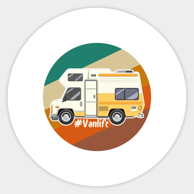 Vanlife Home Is Where You Park It Sticker by GShow